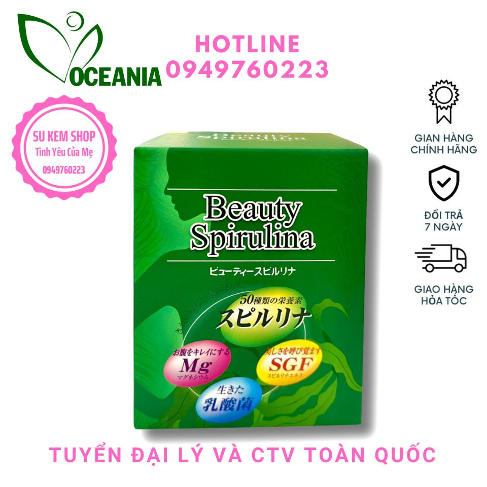 Japanese Beauty Spirulina Algae (30gr Box) Shopee Singapore