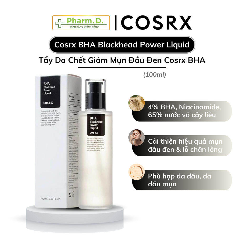 [Genuine] Cosrx 4 Chemical Exfoliating Solution BHA Blackhead Power
