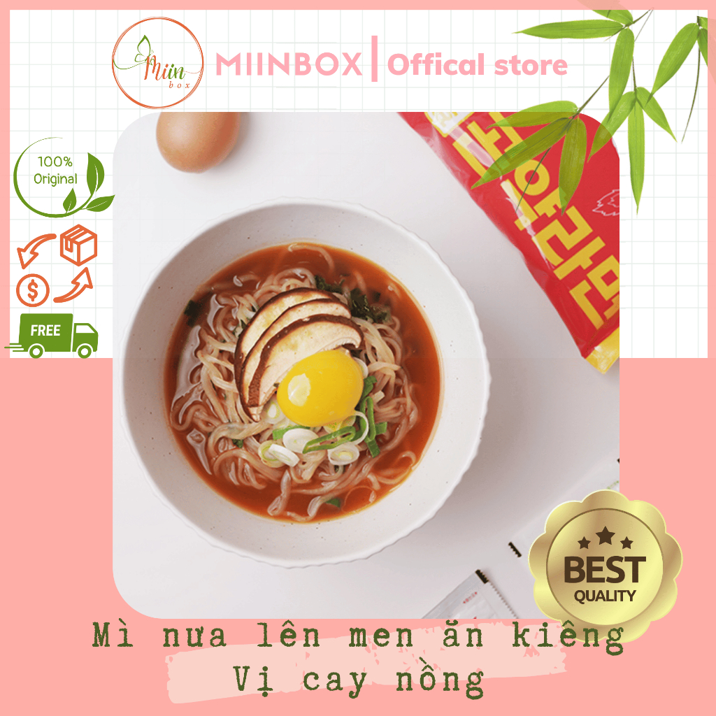 Konjac Fermented Rain Noodles Korean MARTIN JO Spicy Taste 214G