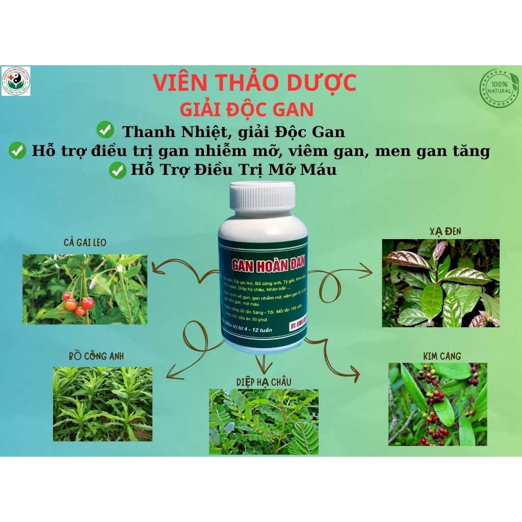 Liver Detox Tablets, Clear Heat, Rashes, Hepatitis, Fatty Liver, Liver