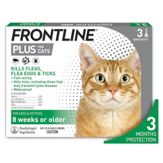 Frontline Plus Small Nape Treatment Lice Ve For Cats (1 Tube) | Shopee ...