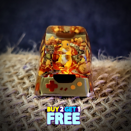 Charmander pokemon keycaps, pokemon mechanical keyboard buttons ...