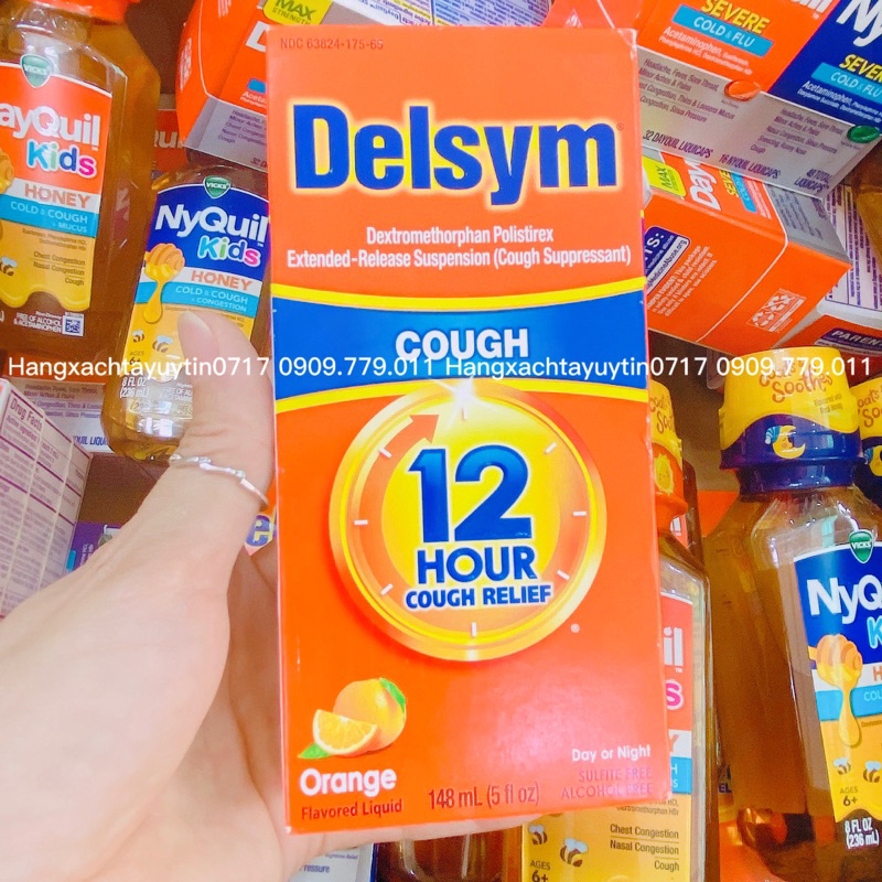 Delsym cough 12 Hour cough relief Orange Orange Syrup American standard