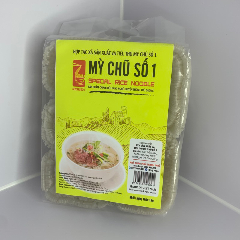 Rice Noodles, Noodles No. 1, Weight 1kg, Made From 100 Pure Pregnancy
