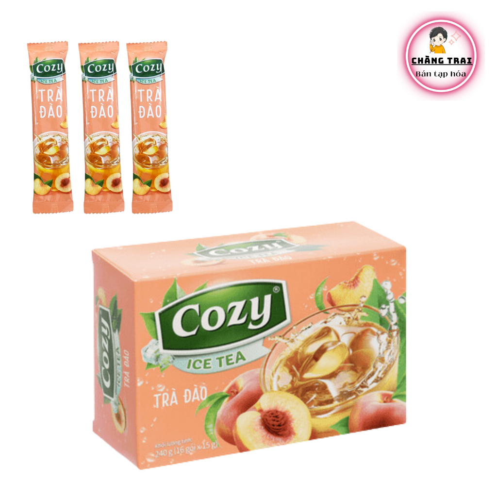 Cozy Ice Tea Peach Flavor Tea Box 270g (18 Packs x 15g) Shopee Singapore