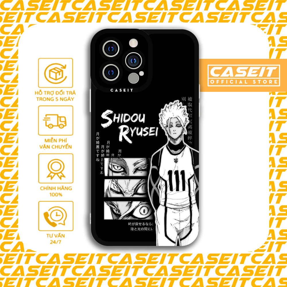 Caseit Anime Blue Lock Shidou Ryusei square edge iphone case chibi poster  8/8plus/x/xs/11/12/13/14/pro/max/plus/promax | Shopee Singapore