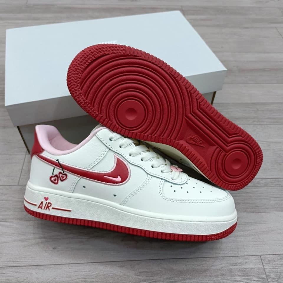 Nike air force deals 1 red junior