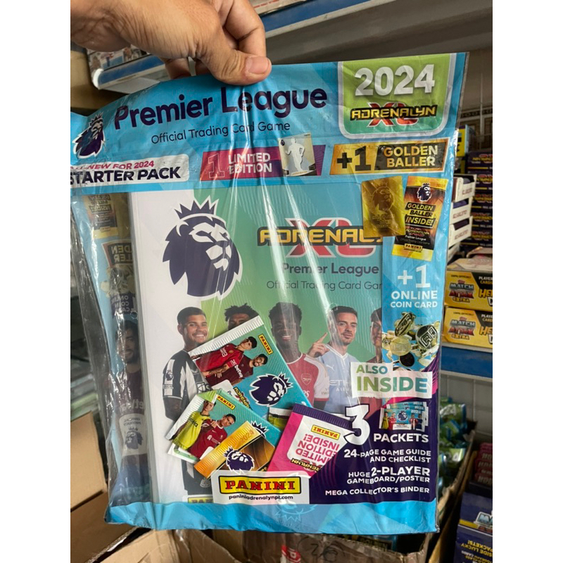Panini Premier League Adrenalyn XL 2024/25 – Starter Pack Officiel – Cartes à Collectionner Football – Saison 2024/2025