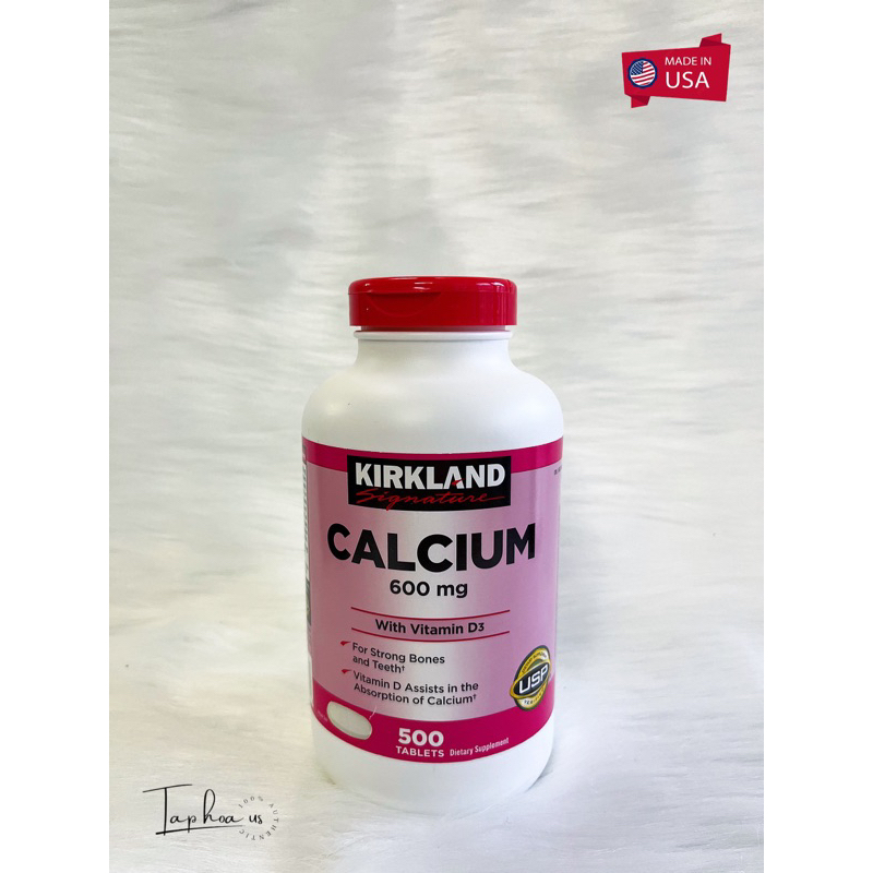 Calcium Kirkland Calcium Supplements 600mg Vitamin D3 (500 Tablets) Shopee Singapore