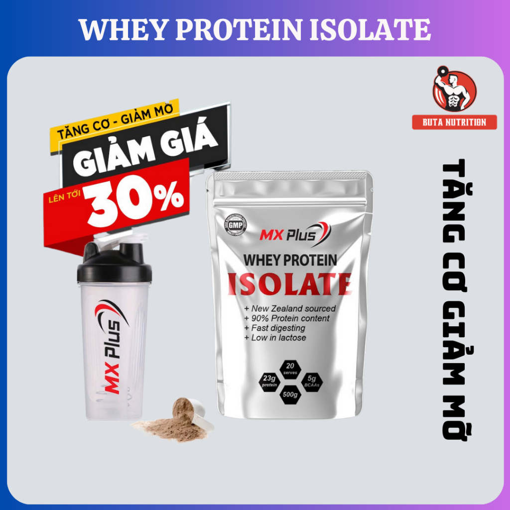 Gain MUSCLE AND LOSE FAT WHEY ISOLATE PROTEIN MXPLUS 500G (ISO) - 20 ...