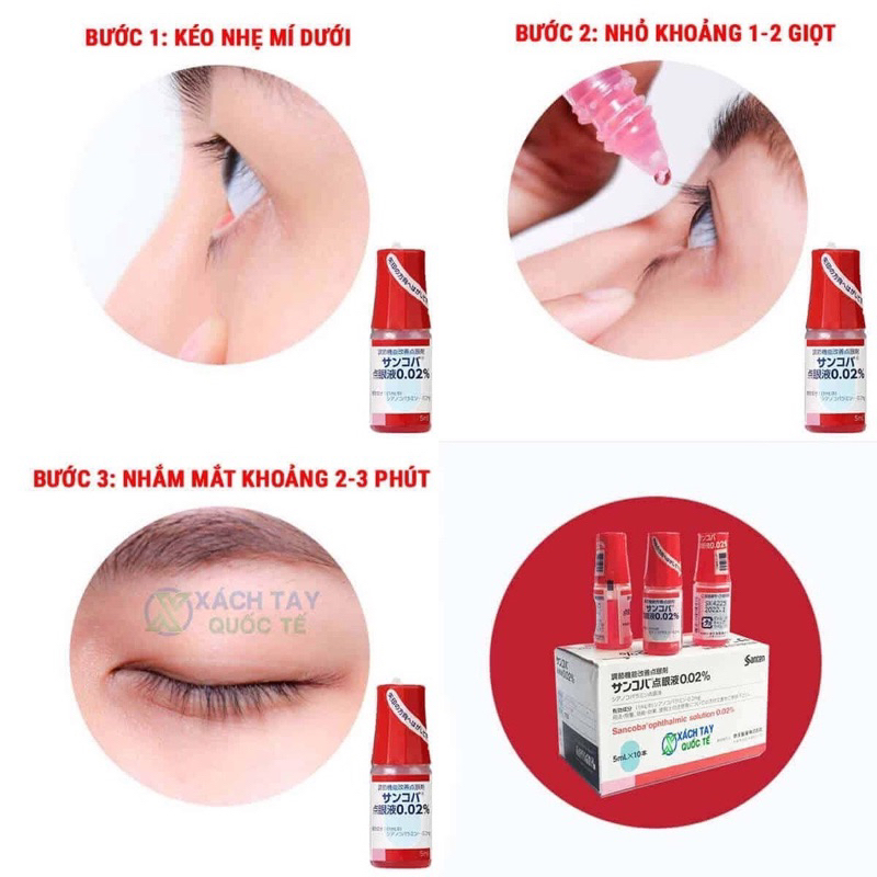 Sancoba Japanese eye Drops 5ml, improves eye regulation Function
