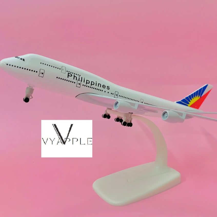 Philippines AIRLINES Model Premium Boeing B747 20cm Ratio (With Wheels ...