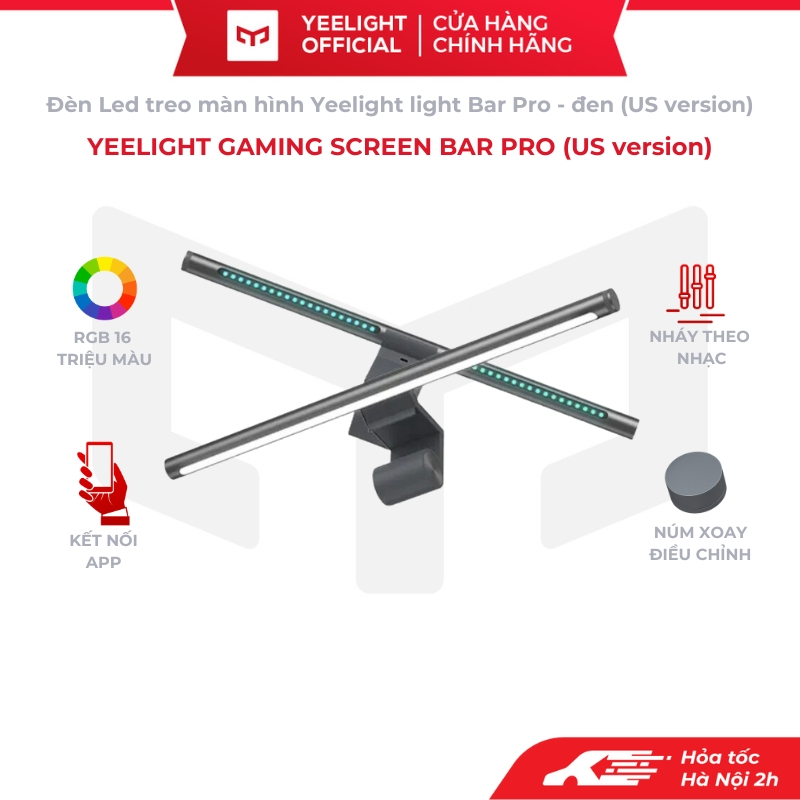 Yeelight light Bar Pro Limited led Lights Hang 16 Million Colors RGB ...