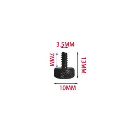 Mica glass cover screws for computer cases with 3.5mm thread, odd 1c ...