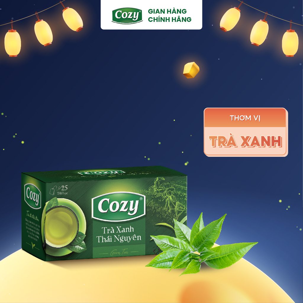 Thai Nguyen Green Tea Filter Bag Tra Flavor Strong Cozy Tea Flavor Support Body Purification (25