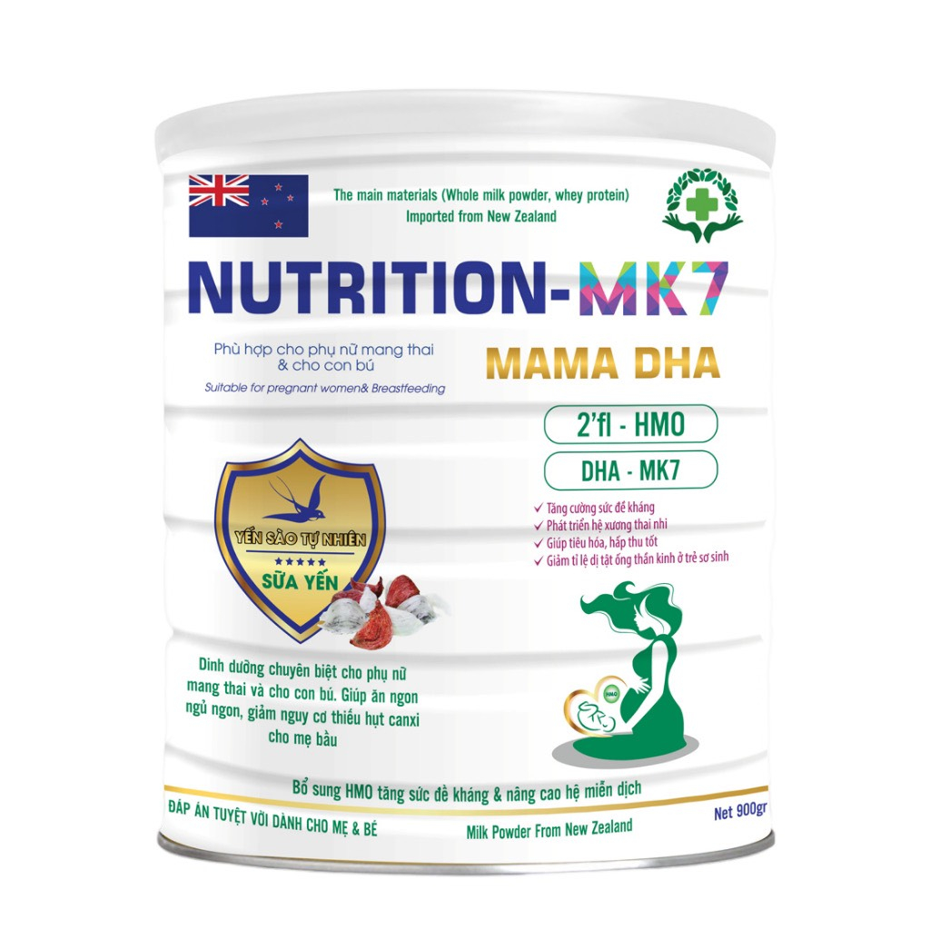 Nutrition MK7 Mama DHA Milk 900g For Pregnant And Lactating Mothers