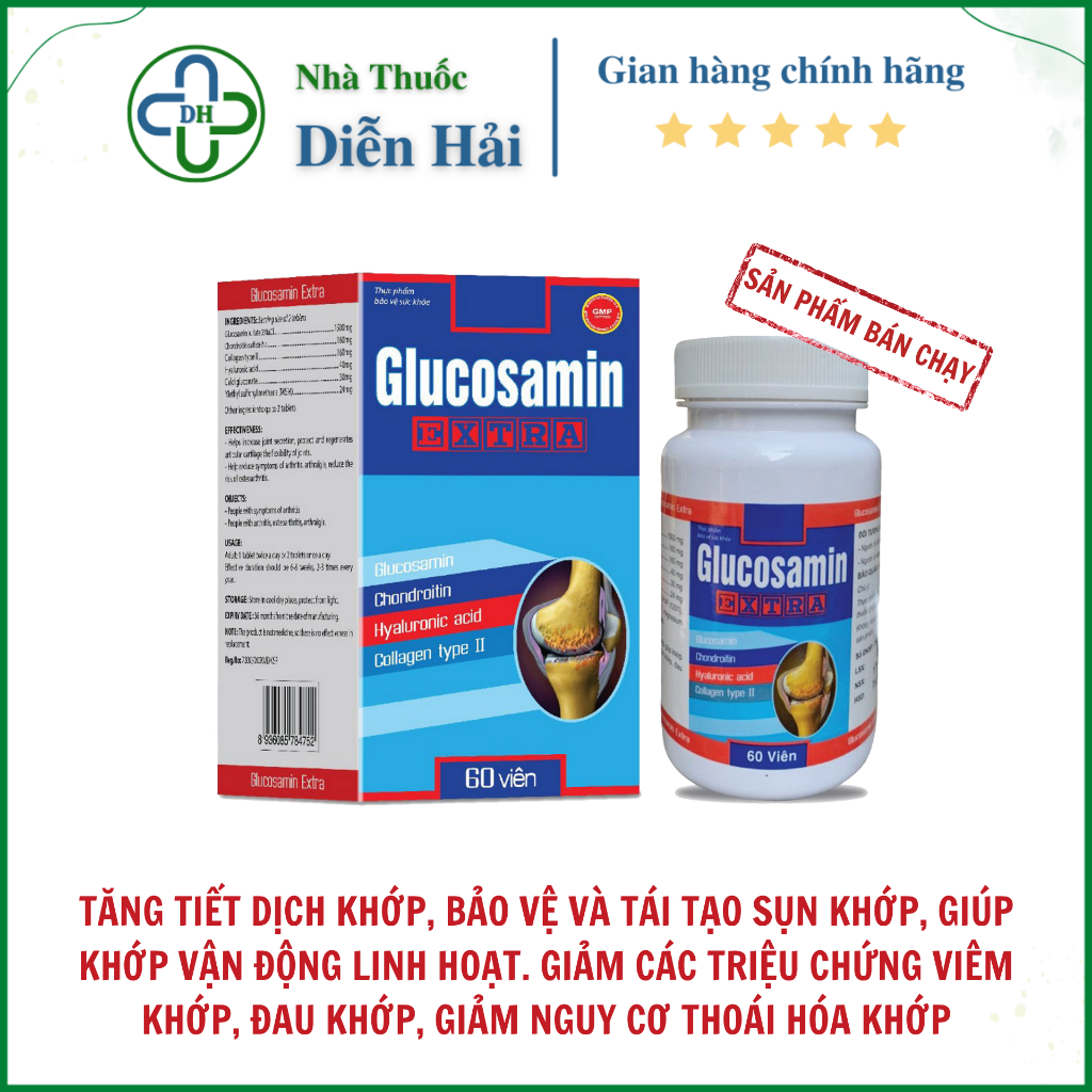 Glucosamin EXTRA Oral Tablets Supplement glucosamin, chondroitin