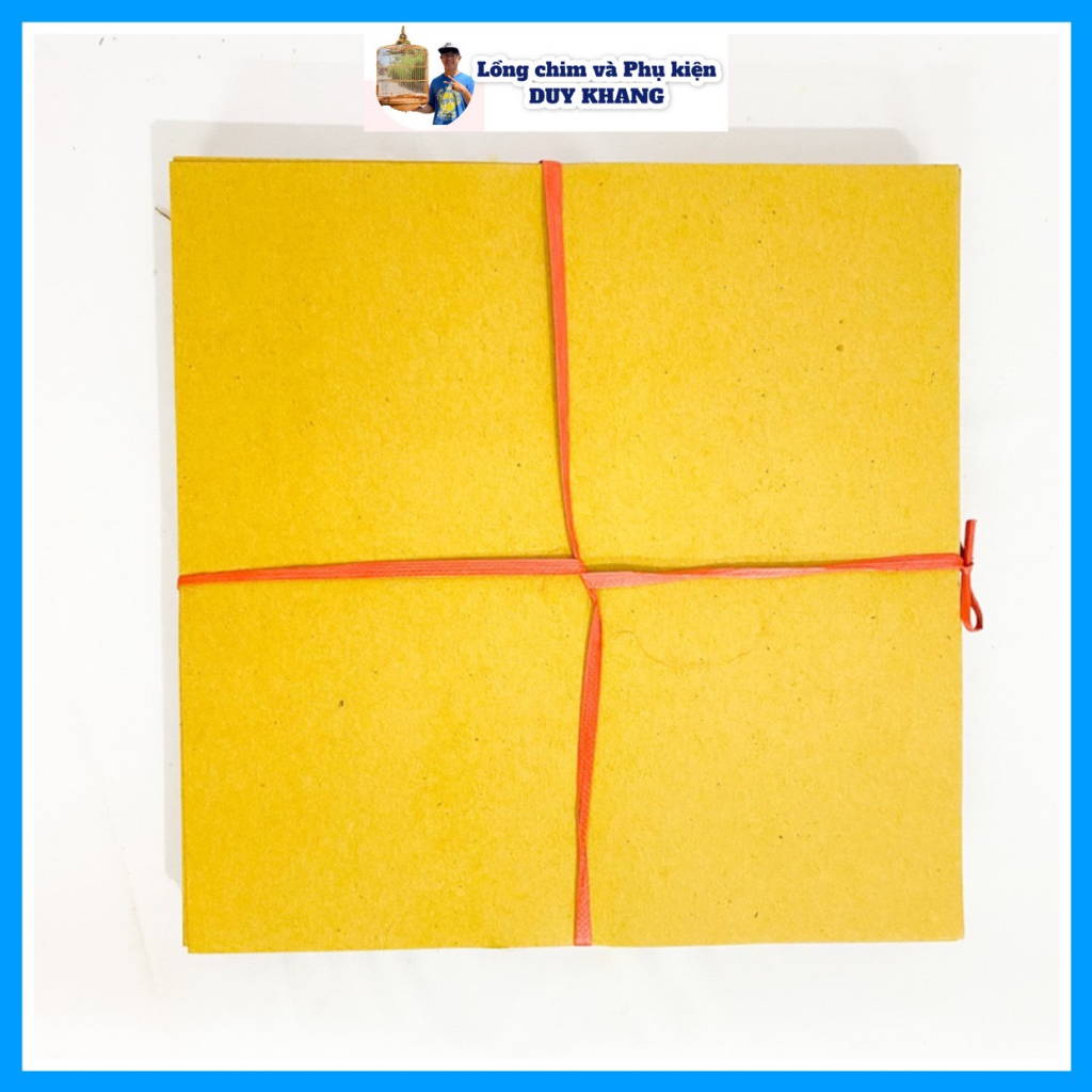 Thick square crested bird cage lining paper in many sizes, weight 2kg ...
