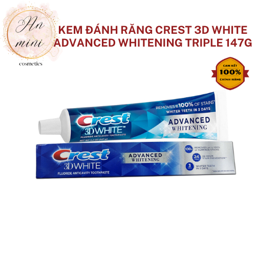 Crest 3D WHITE ADVANCED WHITENING TOOTHPASTE - CREST 3D WHITE ADVANCED ...