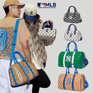 MLB Korea - Classic Monogram Jacquard Hobo Bag Boston Red Sox