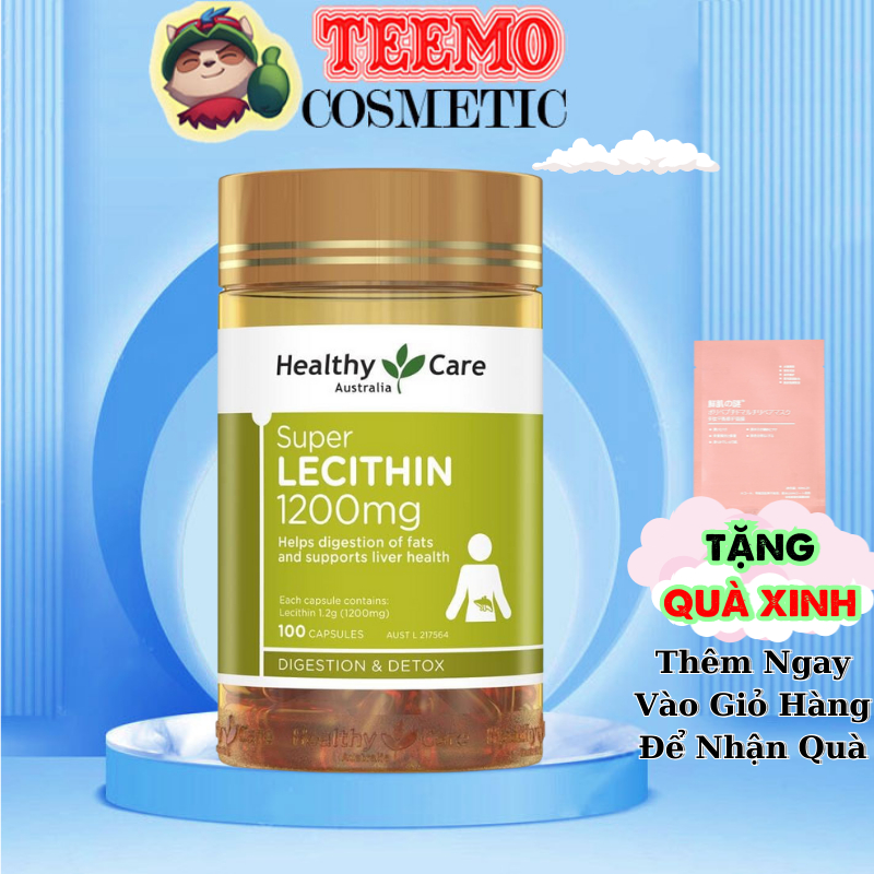 Healthy Care Super Lecithin Soy Germ 1200mg Australia Round 1 Tablets