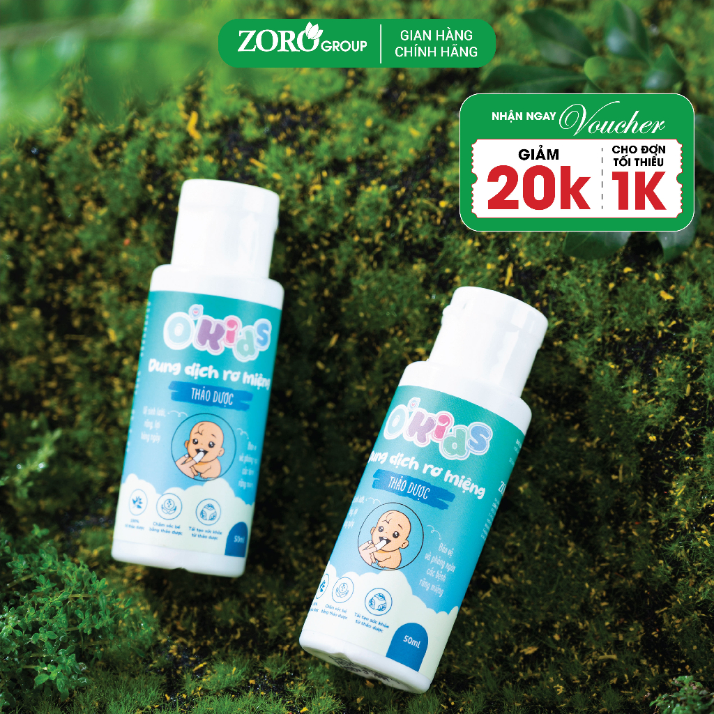 O'kids Herbal Mouth Latch Solution 50ml Helps To Latch Your Baby'S