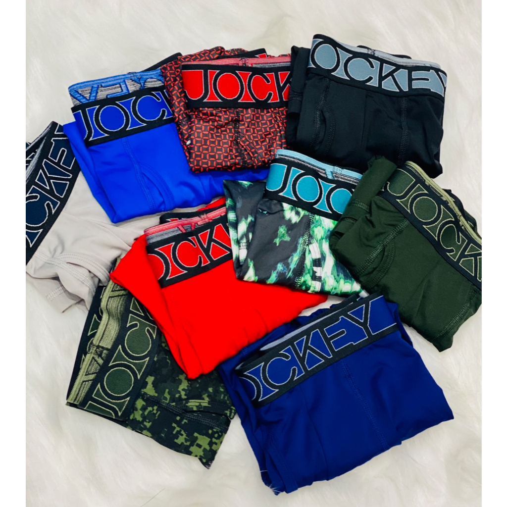 Combo of 3pcs Jockey men's boxer underwear, material 90% polyester 10% ...