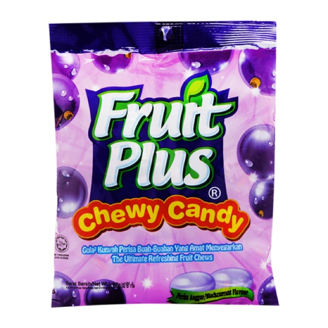 Grape Flavored Fruit Plus Chewy Candy Soft Gummies (Pack 150g) | Shopee ...