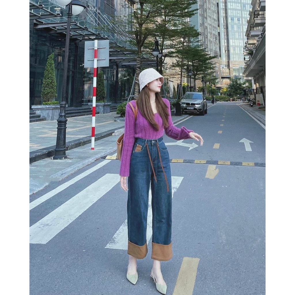 Korean Fashion Wide Leg Jeans