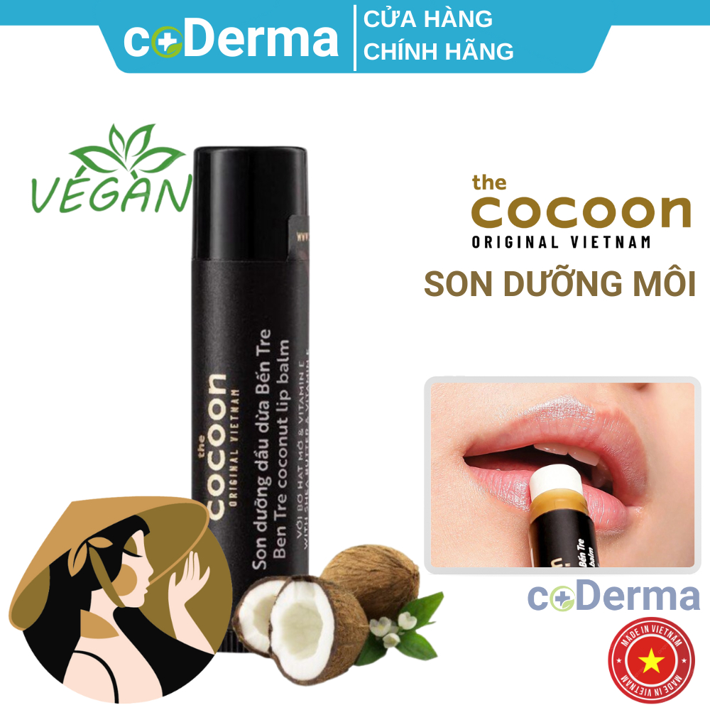 Cocoon Coconut Lip Balm With Shea Butter & Vitamin E 5g | Shopee Singapore