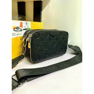 Qoo10 - PALLAS LV Beauty Case Felt Insert Chain Sling Leather