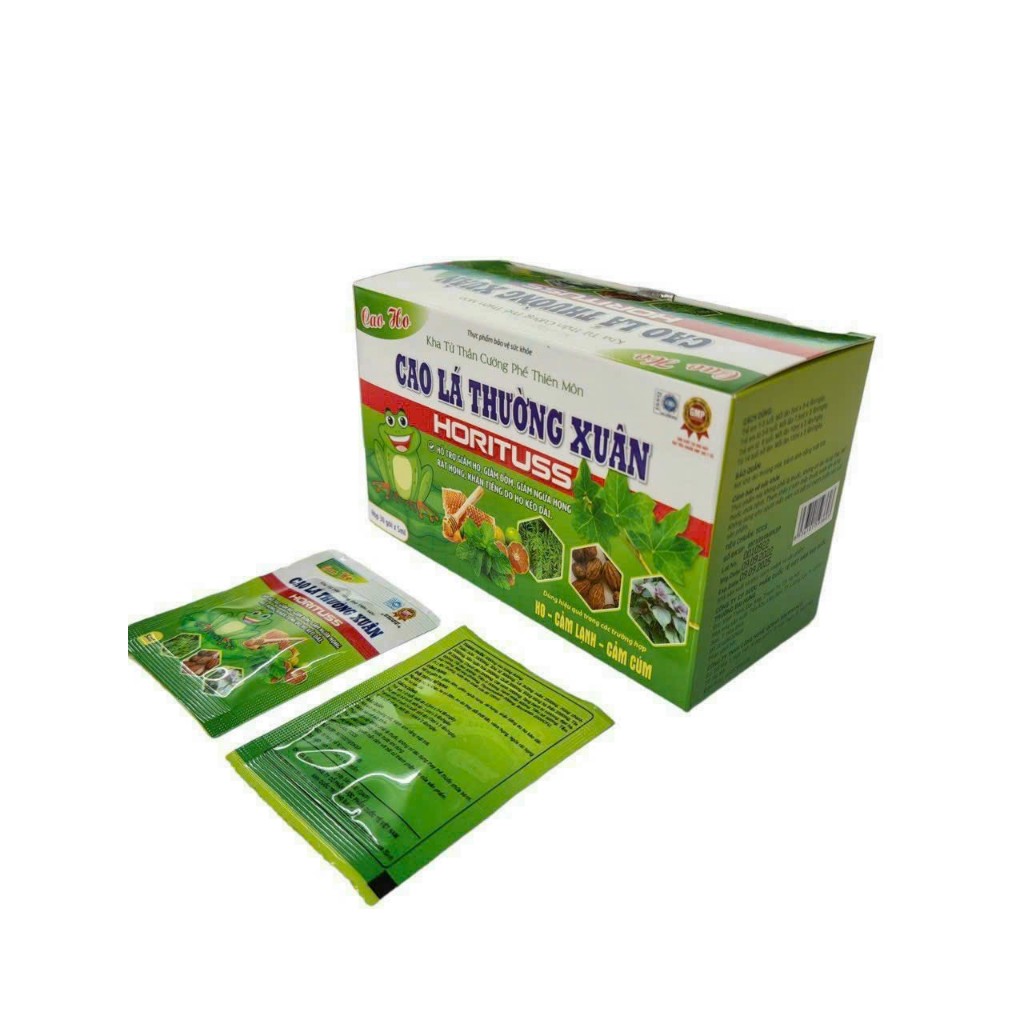 Horitus Ivy Leaf Cough Syrup Helps Reduce Cough, Sputum, Relieves Itchy Throat Colds Flu Box