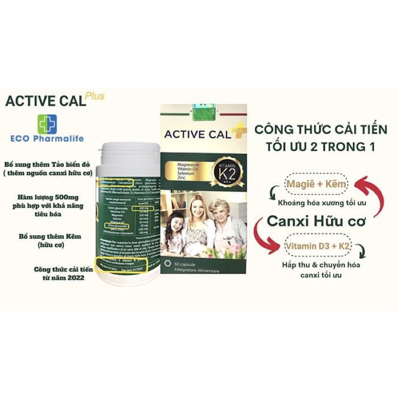 Active Calcium Seaweed Calcium Square Tablets Supplement Calcium To