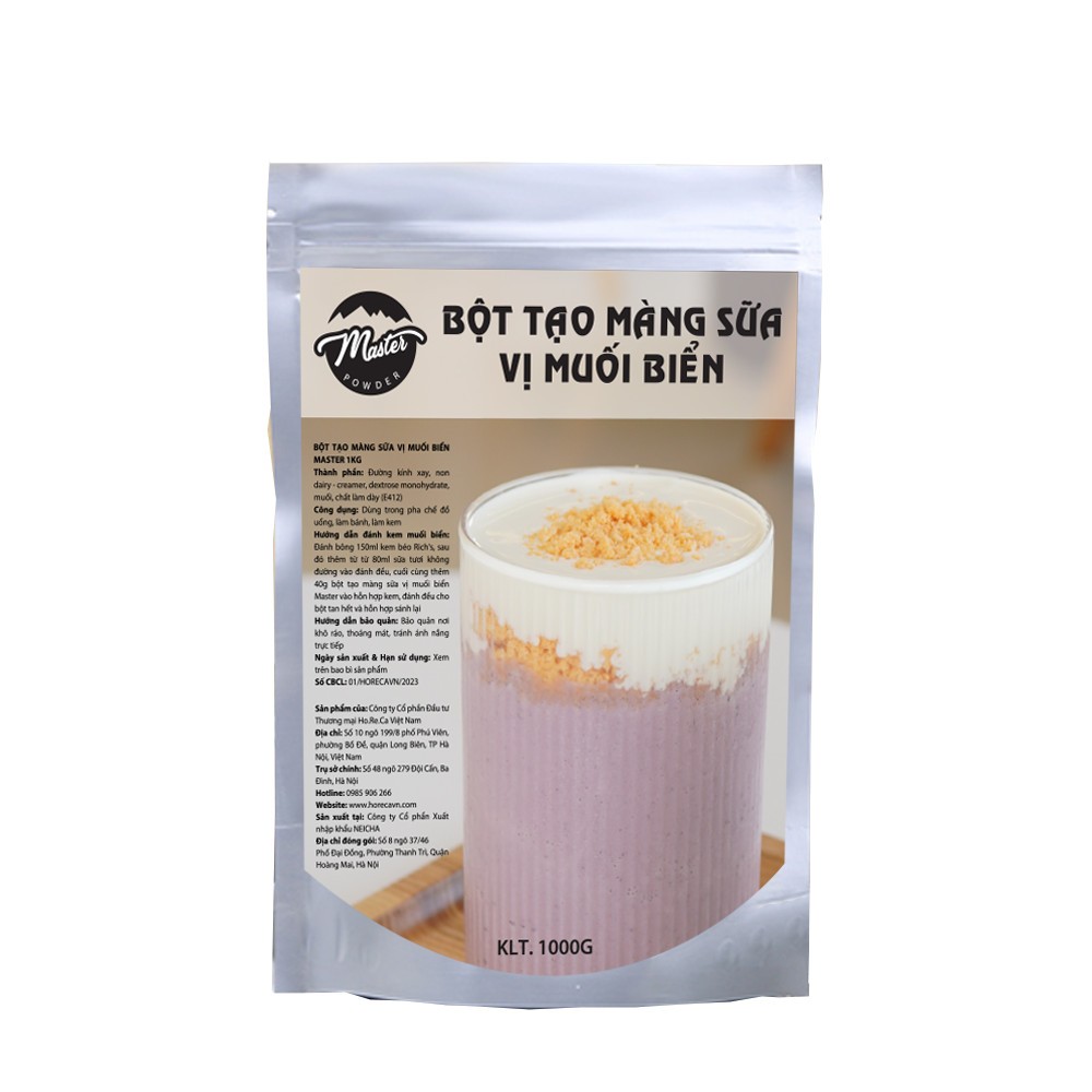 Master Sea Salt Flavored Milk Film Forming Powder 1kg | Shopee Singapore