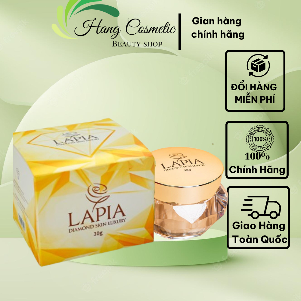 Lapia Cream Natural Whitening Face Cream Vietnamese Anti Pigmentation Face Cream Smooth White Skin Box 30g