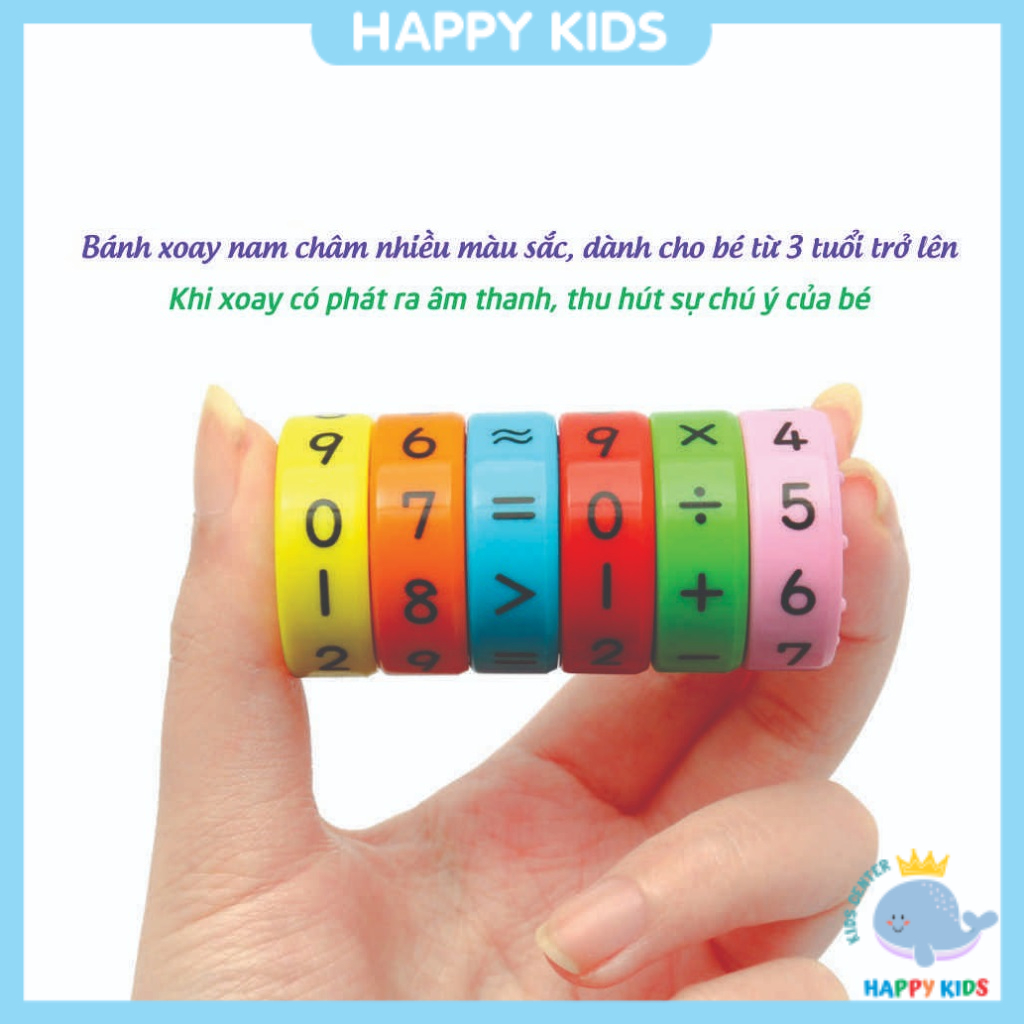 Smart magnetic rotating set helps children learn math HAPPY-KIDS ...