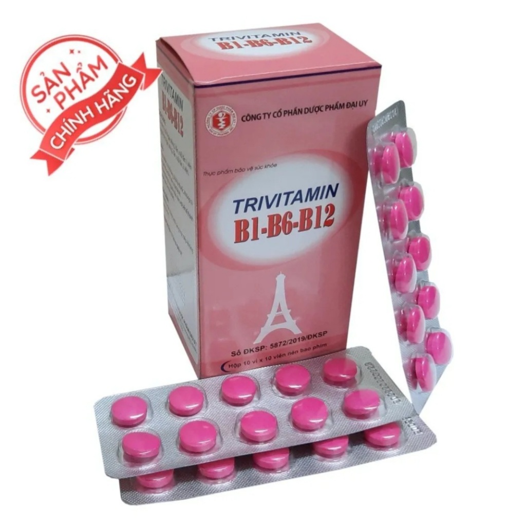 Trivitamin 3B Capital Tablet Box - Vitamin B1 - B6 - B12 Supplement ...