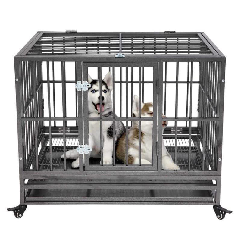 Dog Cage With Folding Hinge (97x57x78cm) Shopee Singapore