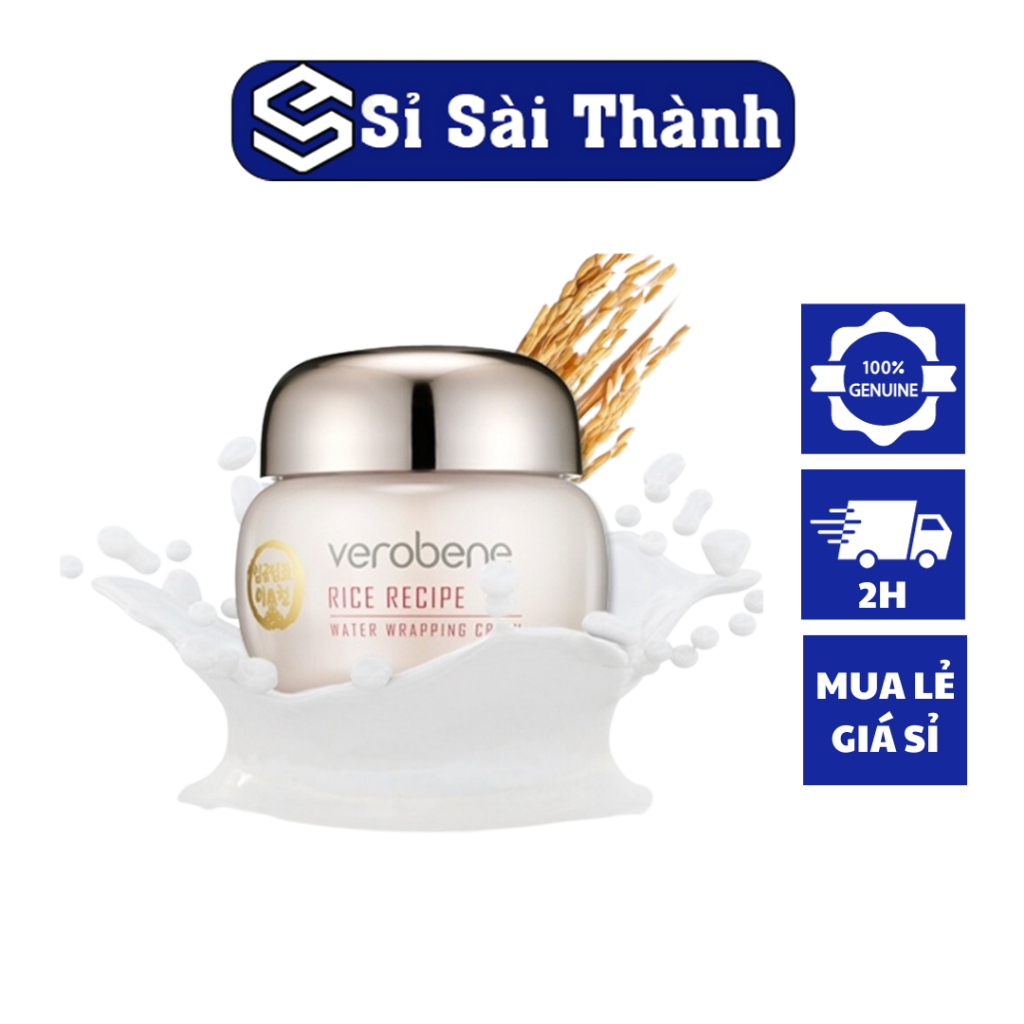 Verobene Rice Recipe Water Balancing Cream 50g | Shopee Singapore
