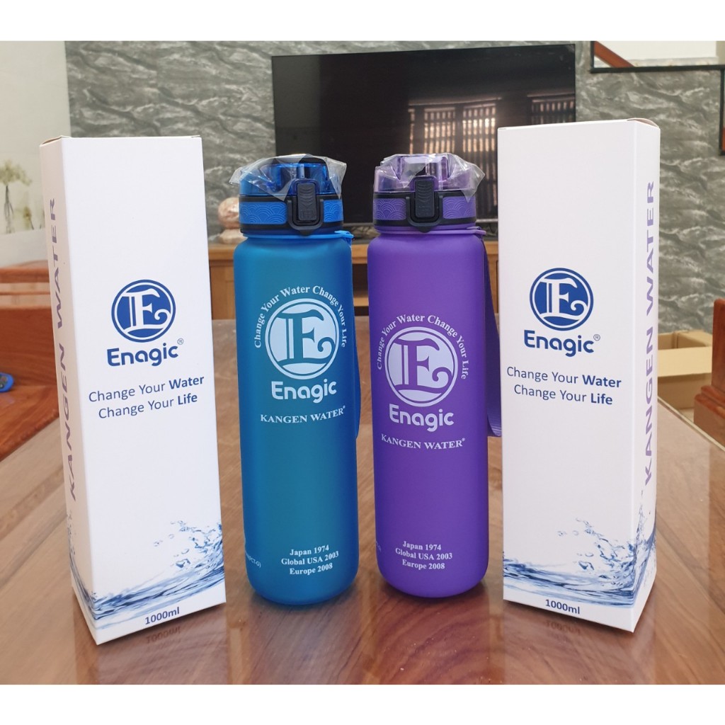 Enagic Bottle 2 Colors PURPLE and BLUE for Alkaline Ionized Water ...