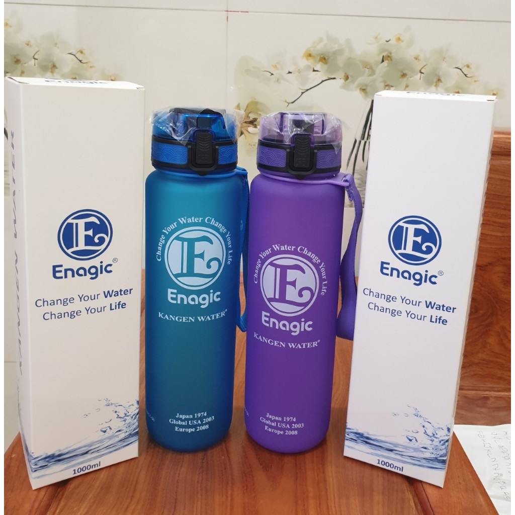 Enagic Bottle 2 Colors PURPLE and BLUE for Alkaline Ionized Water ...
