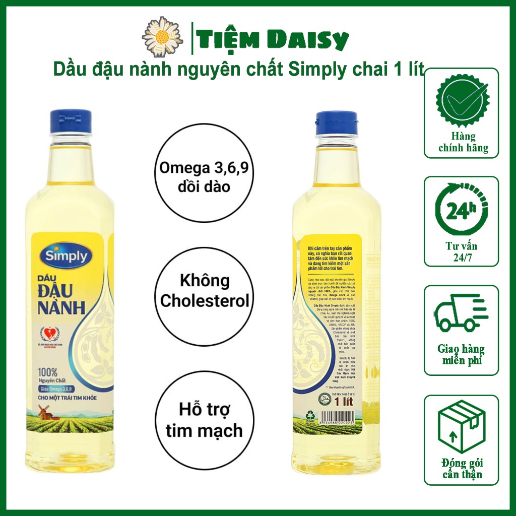 Simply Pure Soybean Oil 1 Liter Bottle Shopee Singapore