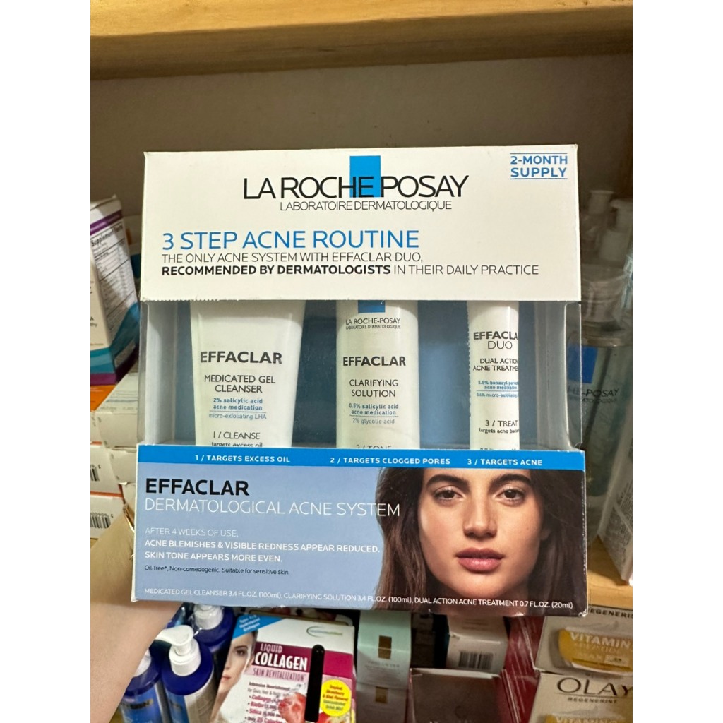 (EXP 12 / 2024) La RochePosay Effaclar Dermatological Acne Treatment