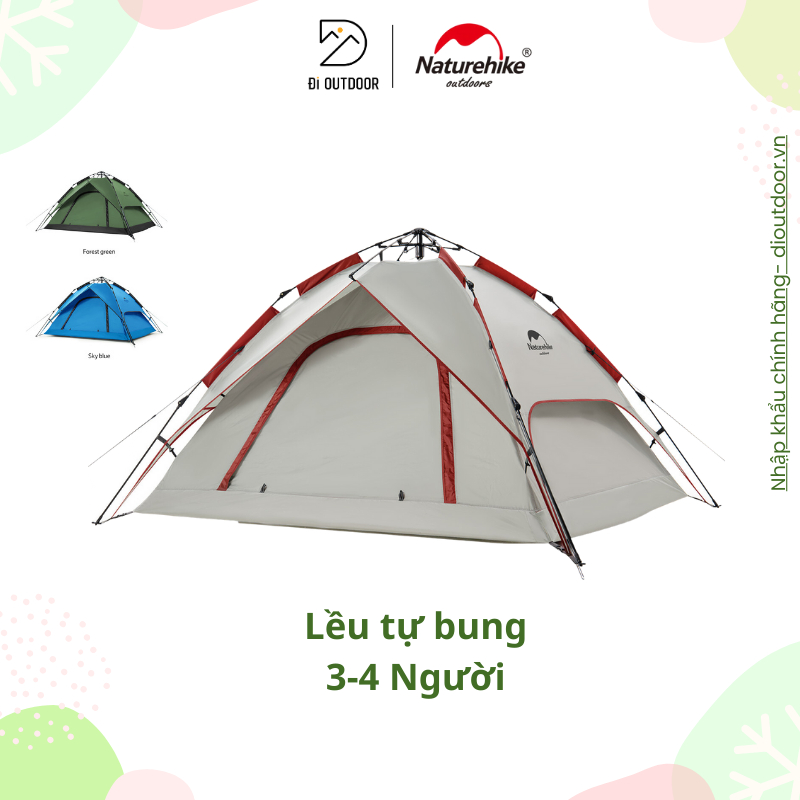 Naturehike NH21ZP008 Self-Extracting Tent Waterproof For Sun Protection ...