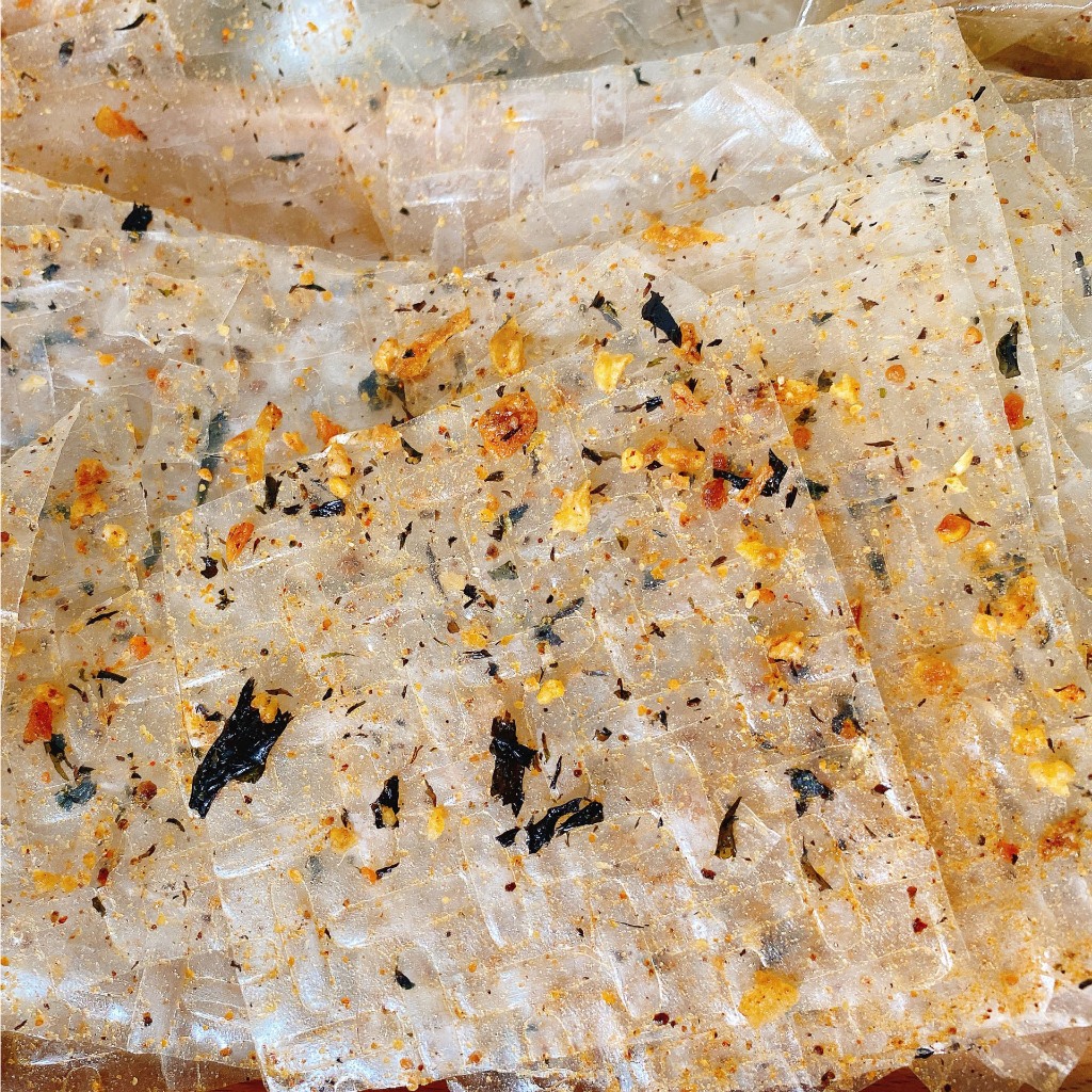 Tay Ninh seaweed garlic sesame rice paper 40g MamiFood bag | Shopee ...