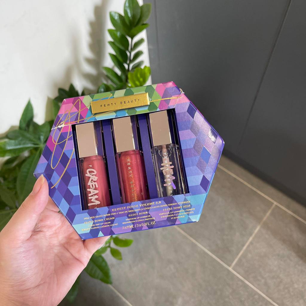 Set Of 3 fullsize Fenty Glossy Posse Volume 6.0 Lip Gloss Shopee