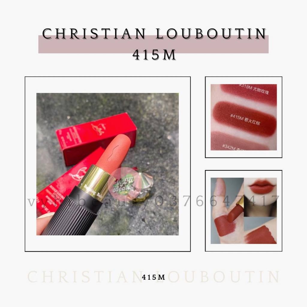 Christian Louboutin Rouge Louboutin Velvet Matte On-The-Go