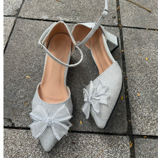 Glitter pointed toe on sale pumps