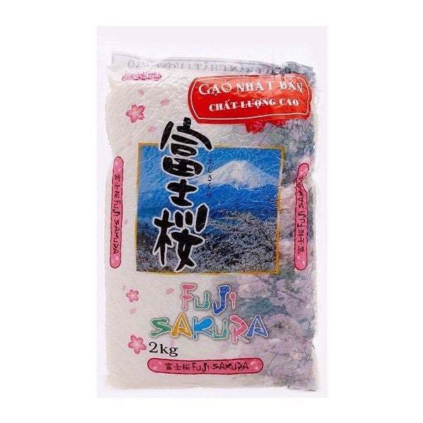 Fuji Sakura Japanese Rice 2kg, Japanese Rice for Sushi - Gyomu Japan ...