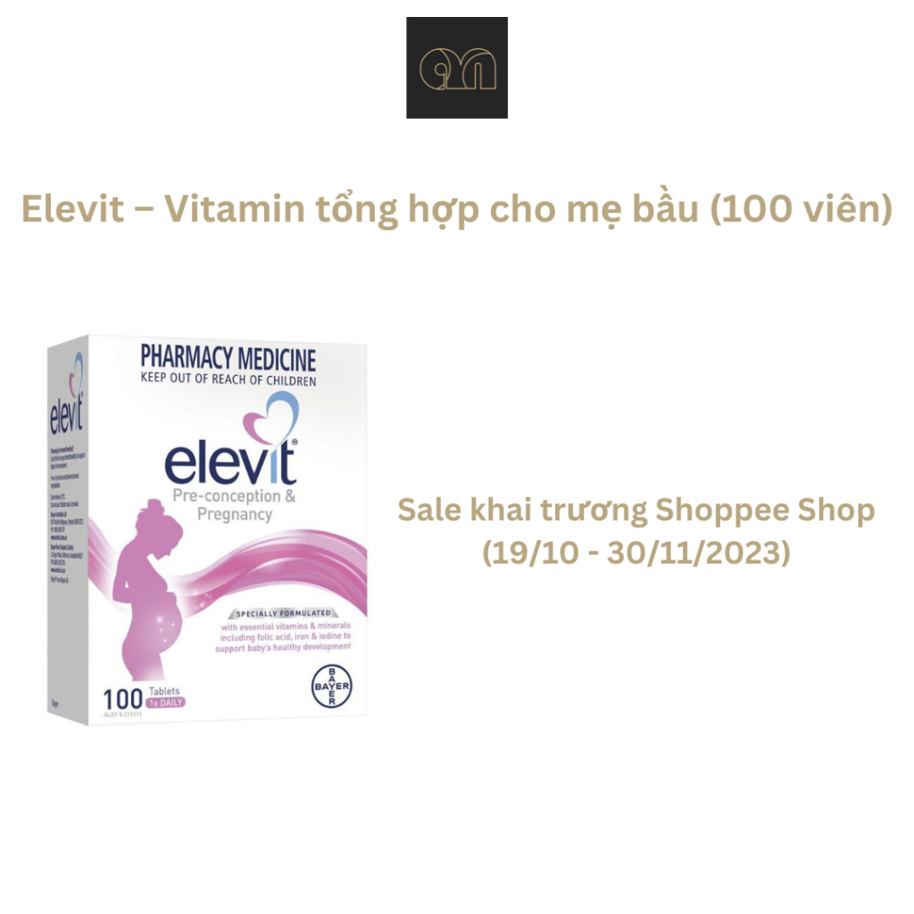 Elevit Multivitamins For Pregnant Mothers (100 Tablets) Shopee Singapore
